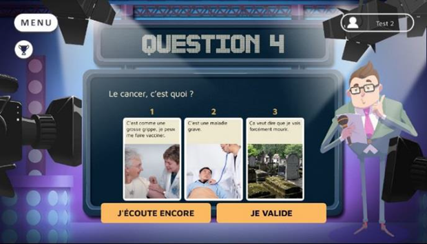 Quizz santé : un jeu en FALC pour prévenir les cancers