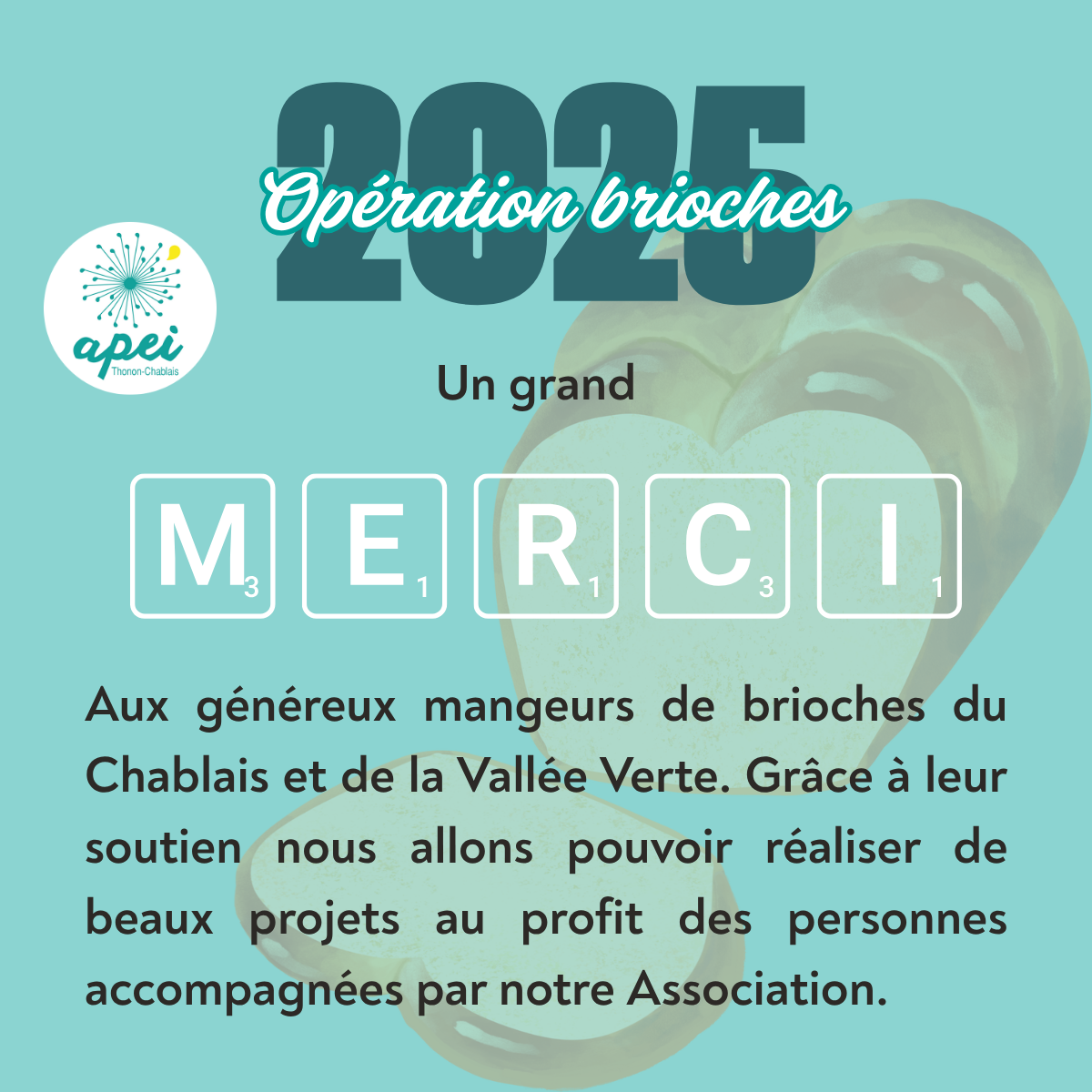Opération brioches ; merci !!