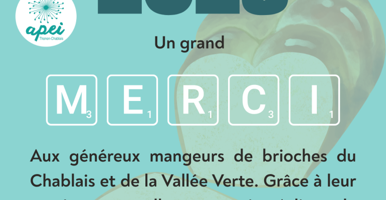 Opération brioches ; merci !!