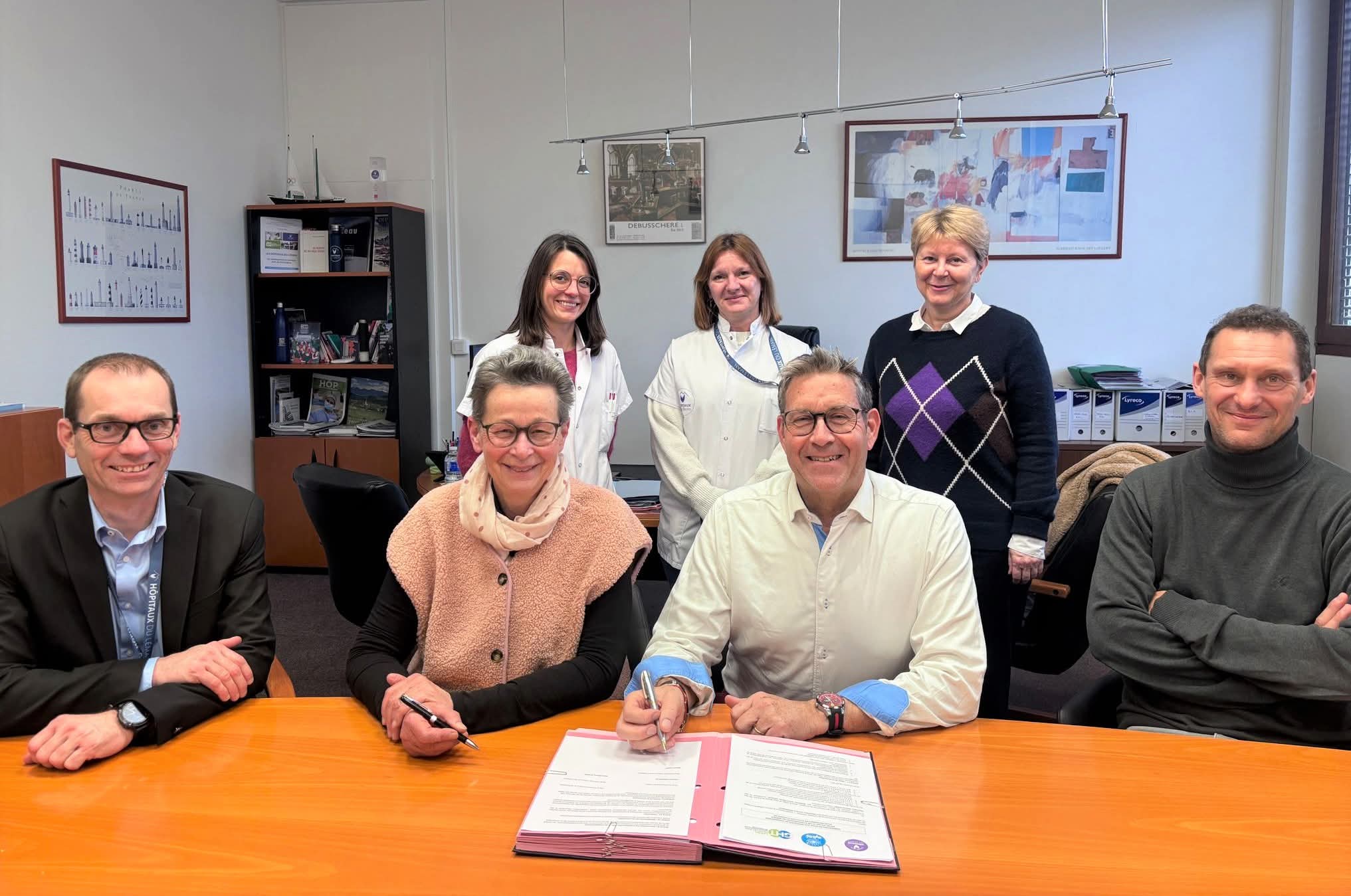 Convention de partenariat  avec les Hôpitaux du Léman 