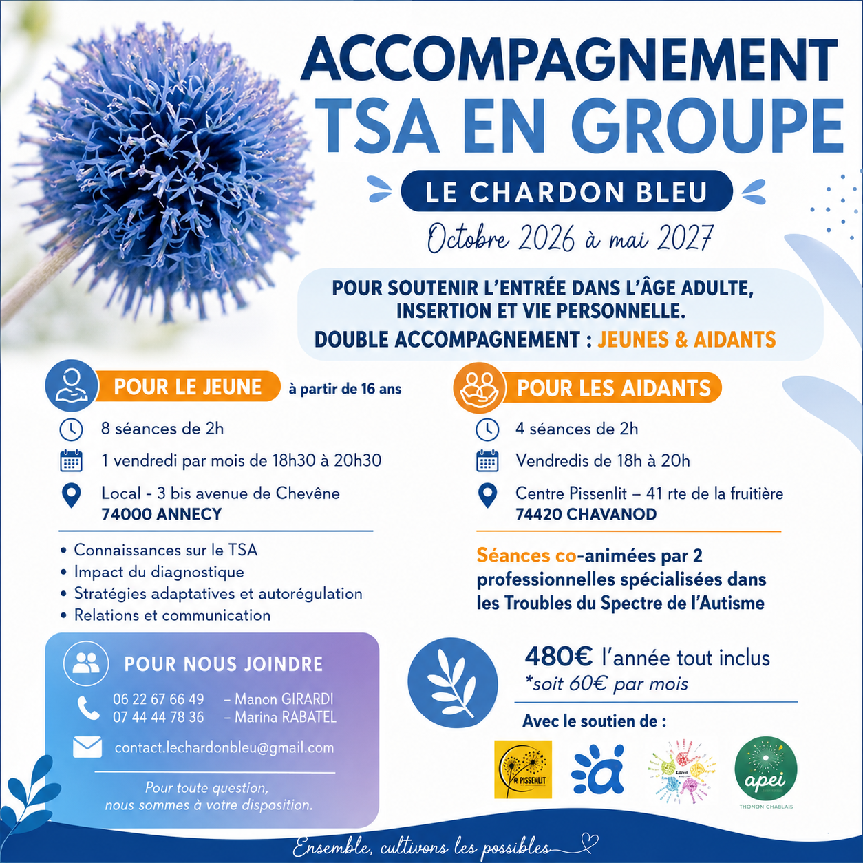 Actions de groupe autour des TSA
