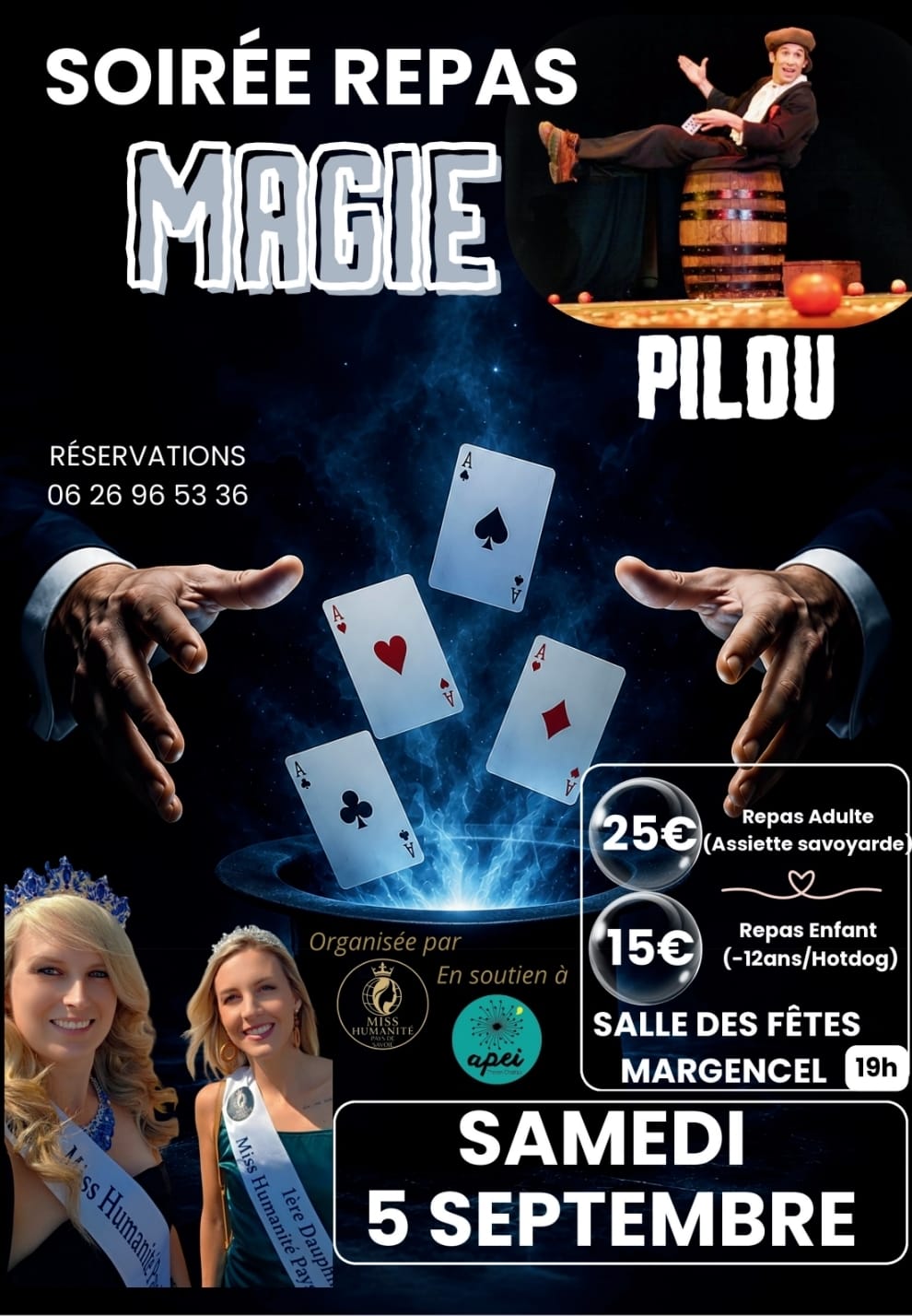 5 septembre : soirée magie 
