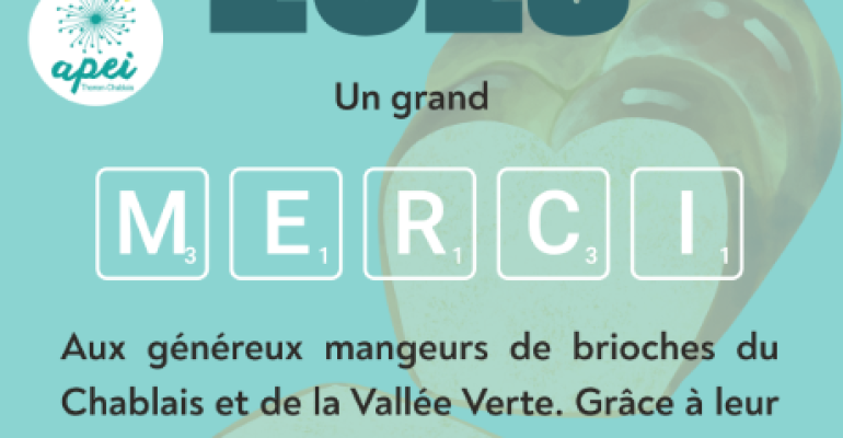 Opération brioches : merci !!